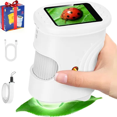 1000X Kids Microscope - HD Video Pocket STEM Edu Best Deal