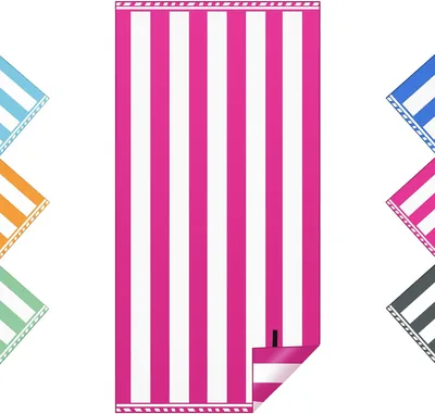 Vortix Strandhanddoek XXL 200 x 100 cm, Grote Sneldrogende Microvezel Handdoek, Zandvrije Strandhanddoek, Stranddeken voor Vrouwen