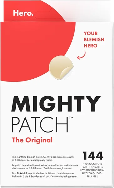 Hero Cosmetics Mighty Patch Original – 144 Hydrocolloid Pimple Patches, 35% Rabatt