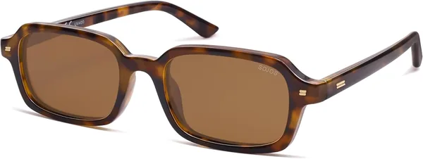 SOJOS Trendy Rectangle Polarized Sunglasses Womens Mens SJ2610
