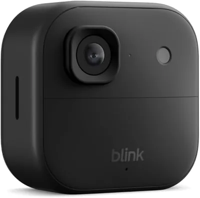 Câmera de seguridad Blink Outdoor 2K+ (nueva generación) - Cámara inteligente inalámbrica, resolución de video 2K, audio mejorado, hasta dos años de batería