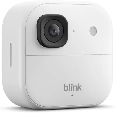 Cámara de seguridad Blink Outdoor 2K+ (nueva generación) - Cámara inteligente inalámbrica, resolución de video 2K, audio mejorado, hasta 2 años de batería