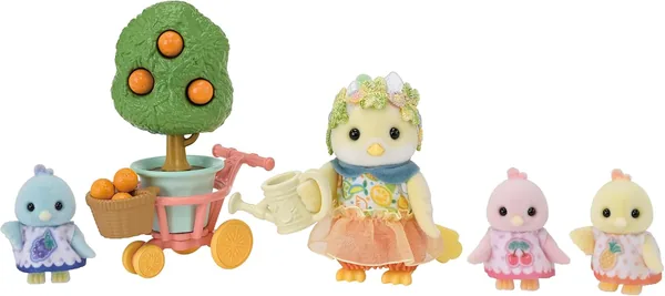 EPOCH Sylvanian Families FS-62 Citrus Bird Family Dolls