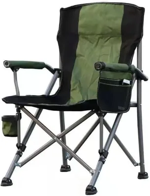 Trade Kite Heavy Duty Folding Camping Chair - 500LB Capacity Outdoor Chair with Cup Holder & Carry Bag