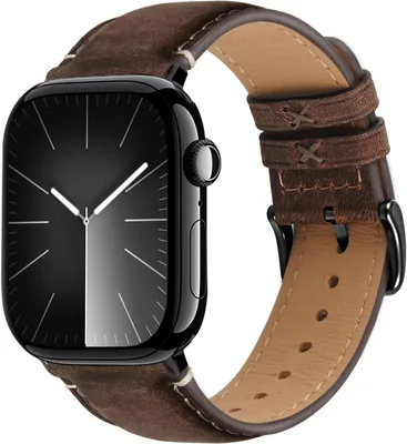 Wristitani Leather Apple Watch Band - Fits 40/41/42/43/44/45/46/49mm iWatch Series