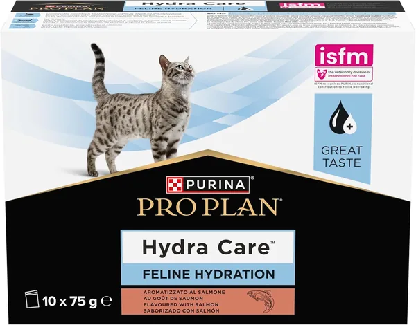 PURINA Pro Plan Hydracare - Aliment Complémentaire pour Chat Adultes - Saumons - Sachets 10x75g - 85% de Réduction