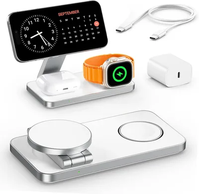 EXW 3 in 1 Wireless Charger for Apple iPhone
