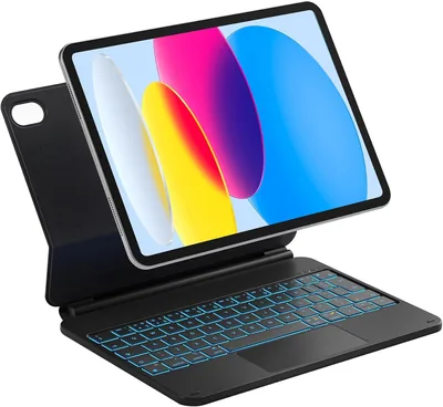Inateck KB09119-10 Magnetic Keyboard Case for iPad 11/10 Gen, Black