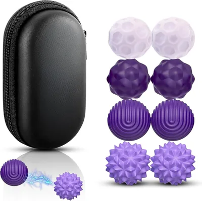 JoyJoyful 8 Delige Magnetische Bal Fidget Speelgoed Volwassenen, Stressbal met Silicongebedekking, Autisme, Ant