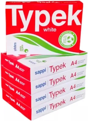 Typek White Copy Paper A4 80GSM Printing Paper, 5 Reams Box Best Deal