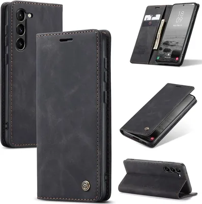 Étui Azororo pour Samsung Galaxy S23 5G - Housse portefeuille en cuir premium avec magnétique - Protection pour Samsung Galaxy