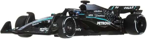 Carro Hot Wheels Collector Mercedes-AMG Petronas F1 George Russell Mattel - Edição Premium com Design Realista. Oferta Imperdível!