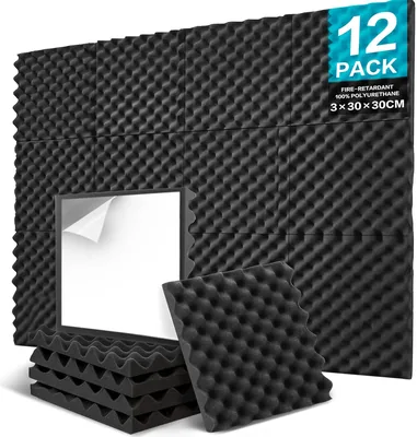 JBER 12 Pack Sound Proofing Panels - Best Deal