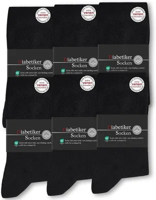 SockWaddles Diabetic Socks 6 Pairs - 20% Off