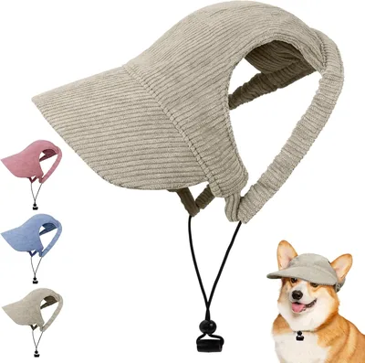 Casque de baseball OFFCUP pour chiens - Protection solaire ajustable pour l'été