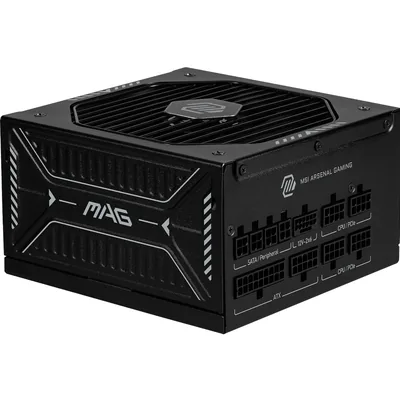 MSI MAG A850GLS - Alimentation PC silencieuse 850W ATX, 80 Plus Gold, PCIe 5.1 compatible