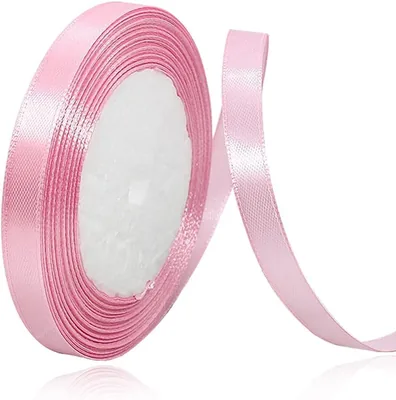 Share the love 12mm Satin Ribbon - 25Yd, Light Pink - Crafting Ribbon