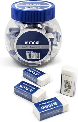 Maxi Classic Dust Free Eraser Medium [Pack of 25] | Save 10%