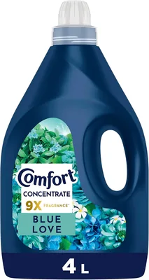 Comfort Concentrate Fabric Softener Blue Love 4L
