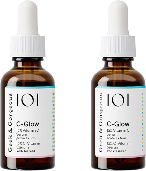 Geek & Gorgeous - C-Glow Serum met 15% Vitamine C en Feruliczuur, 40% Korting!