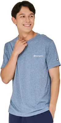 チャンピオン 短袖Tシャツ メンズ アンチバクテリア 速乾性 UVカット ロゴプリント