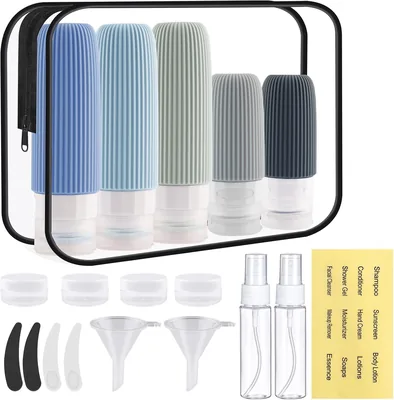 Zosenyer 20-Pack Silicone Travel Bottles, 90ml
