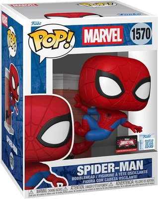 Funko Pop! Spider-Man Leaning - Marvel Collectible Figure SGD 38.56
