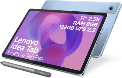 Lenovo Idea Tab Tablet 11" 2.5K IPS 90Hz, 8GB RAM, 128GB, WiFi, Pen Inclusa, MediaTek Dimensity 6300 - Sconto 20%