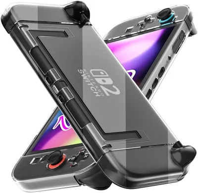 FANPL [Enhanced Easy Dockable Version] Clear Case for Nintendo Switch 2, Protective Case for Switch 