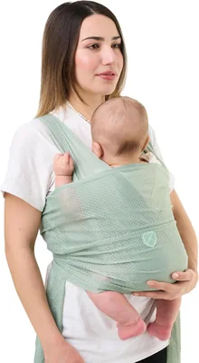 Portabebés Koala Babycare de Verano - Mochila para la Playa, Piscina y Ducha - Ligero y Ajustable hasta 9 kg