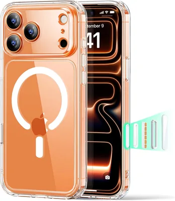 Copertina MagSafe ESR per iPhone 17 Pro, Controllo Fotocamera, Trasparente | Anti-giallimento, Ultra-sottile, Protezione da Caduta 3X Militare