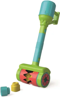 Clementoni Soft Clemmy Stofzuiger - 6 Baby Blokjes - Zacht en Veilig Stapelbaar - Motorvaardigheidspuzzel - Verstelbare Hoogte - **70% Korting**