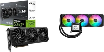 ASUS RTX 5060 Ti 16GB Graphics Card + LCD Monitor Bundle