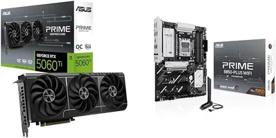 ASUS RTX 5060 Ti 16GB OC Graphics Card + B850 WiFi Combo