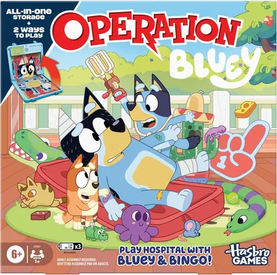 Doctor Bibber Bluey Edition Board Game for Kids