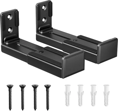 PEGZONE Soundbar Wall Mount - Black