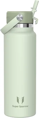 Sparrow SwivelSip Vattensfla - 1.2L - Inoxstahlvattensfla med omkringt öppnare - Lekkfritt, BPA-fritt metalt flask - Best Price