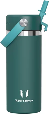 Termos Sparrow 500 ml/750 ml/1 L - Bottiglie d'acqua per bambini con cannuccia, senza BPA | Resistente alle perdite, lavabile in lavastoviglie