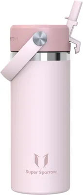 Sparrow Thermal Water Bottle 500 ml/750 ml/1 L - Children's Water Bottles with Straw | BPA Free Bott