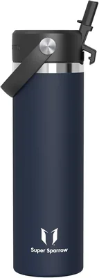 Sparrow Water Bottle 750ml - Insulated Water Bottle with Straw | Stainless Steel Flask, Leak-proof I
