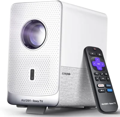 Aurzen D1R Roku TV Projector 28% Off