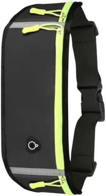 Waterproof Sport Waist Bag - 3 Compartments, Adjustable Reflective