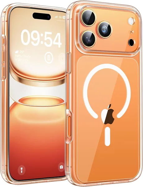 TOCOL iPhone 17 Pro Hoes met MagSafe - Volledige Camerabescherming - Niet Geleidend - Schokbestendig Anti-vingerafdruk - Beste Deal