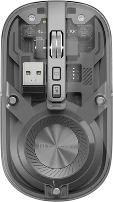 Portronics Toad 8 Transparent Wireless Bluetooth माउस, डुअल वायरलेस (BT + 2.4 GHz), रिचार्जेबल बैटरी, नॉइस-फ्री क्लिक, ₹499 के लिए 67% ऑफ