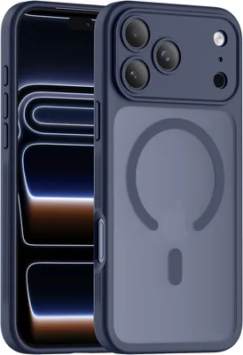 iPhone 18/17 Pro Case, Deep Blue, MagSafe, Camera Protection