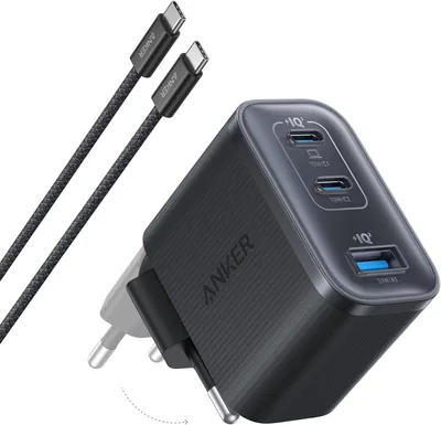 Anker Nano 70W USB C Ladegerät, Kompakt & Stilvoll, mit 3-Port-Stromversorgung und 70W Schnelllader für iPhone 17/Pro - 36% Rabatt