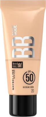 Maybelline New York Fit Me BB Nude SPF 50, Hydrating Dewy Finish, Niacinamide - Best Deal