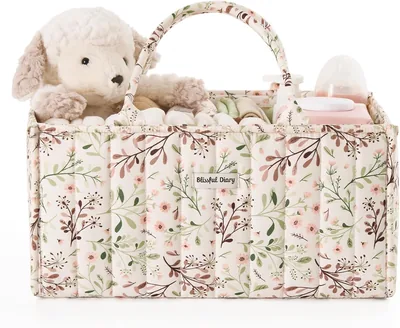 Blissful Diary Nappy Caddy - Baby Diaper Organizer