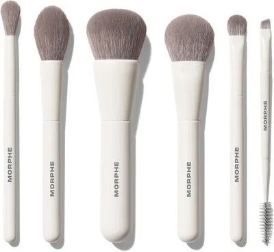 Morphe Along for the Glide 6 Piece Makeup Brush Set - Travel Brushes