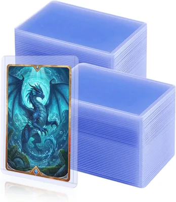Mcbazel 100 Pcs 3 x 4 Inch Toploader Card Sleeves - 8% Off